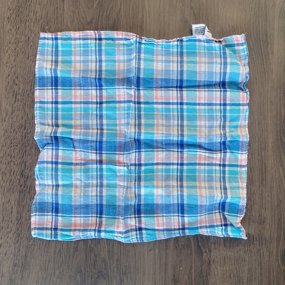 Bar III Checkered Design Pocket Square